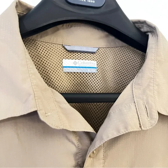 Columbia Tan Lightweight Utility Jacket Omni-Shade - Picture 6 of 14